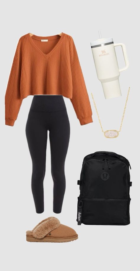 Fall outfit inspo Cute Fall Outfits Ideas, Fall Style Inspo Aesthetic, Fall Outfits Back To School, Basic Fall Outfits Leggings, Cute Comfy Fall Outfits For School, Cute Fall Outfits Teenage Girl, Teenage Fall Outfits, Cute Clothes For Fall, September School Outfits