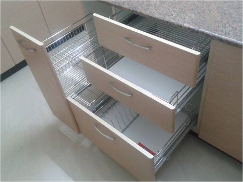 WHAT TYPE OF BASKETS SHOULD I CHOOSE FOR MY MODULAR KITCHEN http://www.urbanhomez.com/home-design-advise-discussions/what_type_of_baskets_should_i_choose_for_my_modular_kitchen/6333 Find Top Modular Kitchen Manufacturers at http://www.urbanhomez.com/construction/modular_kitchen,_fittings_and_accessories Find Top Home Furniture Manufacture and Dealers at http://www.urbanhomez.com/construction/home_furniture Find Top Interior Designers for your Home in delhi at  http://www.urbanhomez.com/constr Kichan Troli Design, Kitchen Trolley Design, Modern Open Kitchen Design, Open Kitchen Design Ideas, Latest Cupboard Designs, Classic Kitchen Style, Modern Open Kitchen, Trolley Design, Small Kitchen Design Apartment