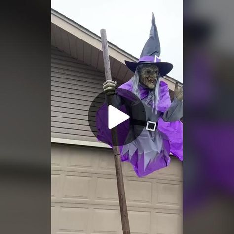 TikTok · 12 ft. Flying Witch Flying Witch Diy, Diy Flying Witch, Witch Diy, Flying Witch, Birthday Halloween Party, Halloween Birthday, Twitter Card, Twitter Image, Witch