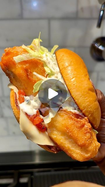 Fish Fillet Sandwich, Tomato Relish, Fish Sandwich, American Cheese, Shredded Lettuce, Brioche Buns, Fish Fillet, Dill Pickle, Heart Healthy