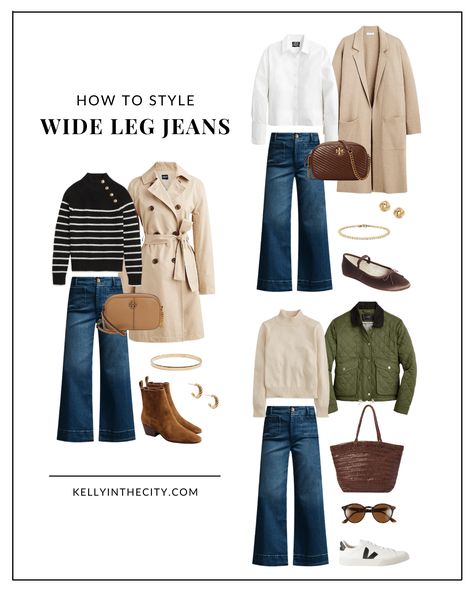 Winter Outfits With Wide Leg Jeans, High Waisted Wide Leg Jeans Outfit Casual, Winter Wide Leg Jeans Outfit, Wide Leg Jeans Outfit Winter Casual, Cropped Wide Leg Jeans Outfit Winter, What To Wear With Wide Leg Jeans, Wide Leg Jeans Outfit Casual, Outfits With Wide Leg Jeans, Wide Leg Jean Outfits