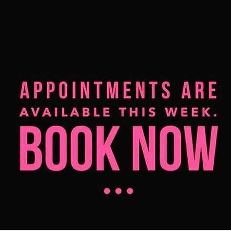 Ladies book your appointment. Book Your Appointment Quotes, Hair Appointment Quotes, Hair Marketing, Nail Technician Quotes, Nail Quotes Funny, Beauty Esthetics, Manicure Quotes, Hair Captions, Nail Tech Quotes