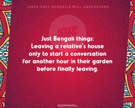 15 Bengali Jokes That’ll Have You Bring In The Pujo With Laughter Bengali Jokes, Bengali Literature, Bengali Memes, Kookv Fanart, Bengali Culture, Describe Feelings, Sweet People, English Jokes, Words That Describe Feelings