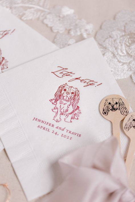 Dog Drink Stirrers, Grapevine Texas, Calligraphy Ideas, Cocktail Illustration, Cocktails Sign, Custom Cocktails, Dog Sketch, Wedding Stationery Design, Drink Stirrers