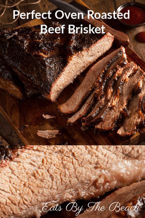 Oven Roasted Beef Brisket Recipe, Oven Roasted Beef Brisket, Oven Roasted Brisket, Brisket Sides, Baked Brisket, Oven Roast Beef, Roast Brisket, Brisket Oven, Beach Recipes