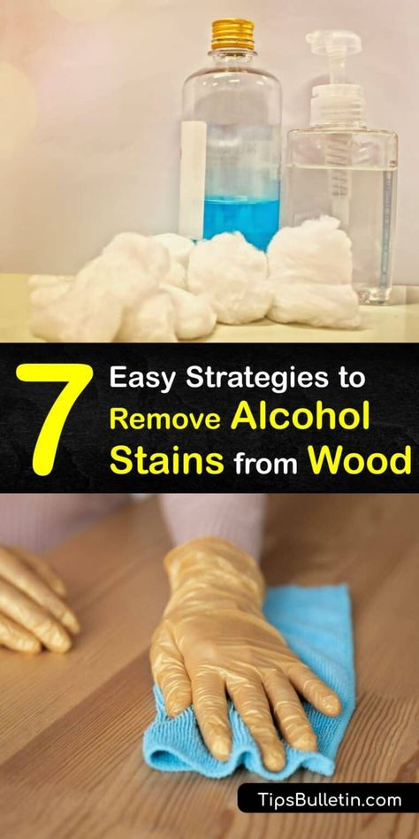 Eliminate Alcohol Marks - Remove Alcohol Stains from Wood Remove Water Stains From Wood, Removing Stain From Wood, Remove Water Stains, Stain Remover Spray, Red Wine Stains, Aloe Vera Benefits, Wine Stains, Isopropyl Alcohol, Cleaning Wood