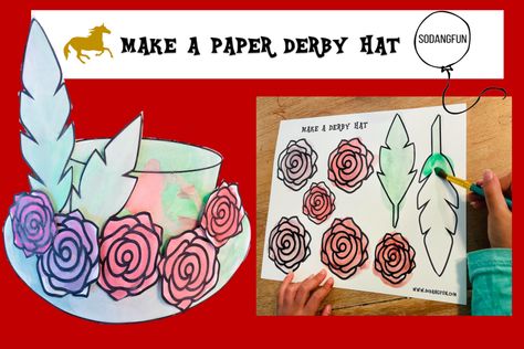 Kentucky Derby Printable Activities for Kids – So Dang Fun Derby Day Crafts For Kids, Derby Kids Activities, Derby Crafts For Toddlers, Derby Art Projects For Kids, Kentucky Derby Preschool Activities, Ky Derby Crafts For Kids, Derby Crafts For Preschoolers, Ky Derby Activities For Kids, Kentucky Derby Activities For Seniors