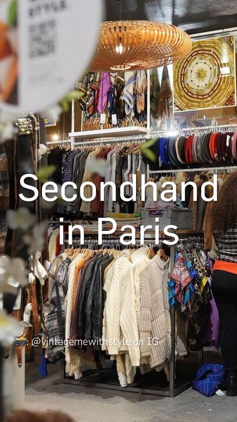 Find something unique at these secondhand shops in Paris, France 💚 Thrift Shops In Paris, Vintage Shops Paris, Paris Thrift Stores, Paris Thrifting, Paris Girls Trip, Paris In April, Paris Sightseeing, Paris In Spring, Paris Itinerary