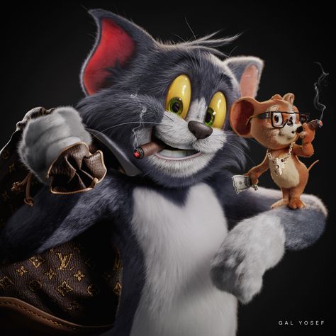 Dagobert Duck, Desenho Tom E Jerry, Tom And Jerry Wallpapers, Tom Et Jerry, Disney Character Drawing, Realistic Cartoons, Image Spiderman, Tom And Jerry Cartoon, Tom Y Jerry