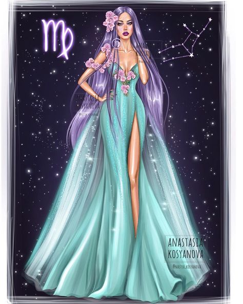 My Virgo💜 Zodiac collection for my shop @daprint_shop  August 22- September 23 Symbo Virgo Constellation Tattoo, Virgo Art, Virgo Constellation, Zodiac Sign Fashion, Zodiac Characters, Anime Zodiac, Zodiac Signs Virgo, Zodiac Collection, Virgo Horoscope