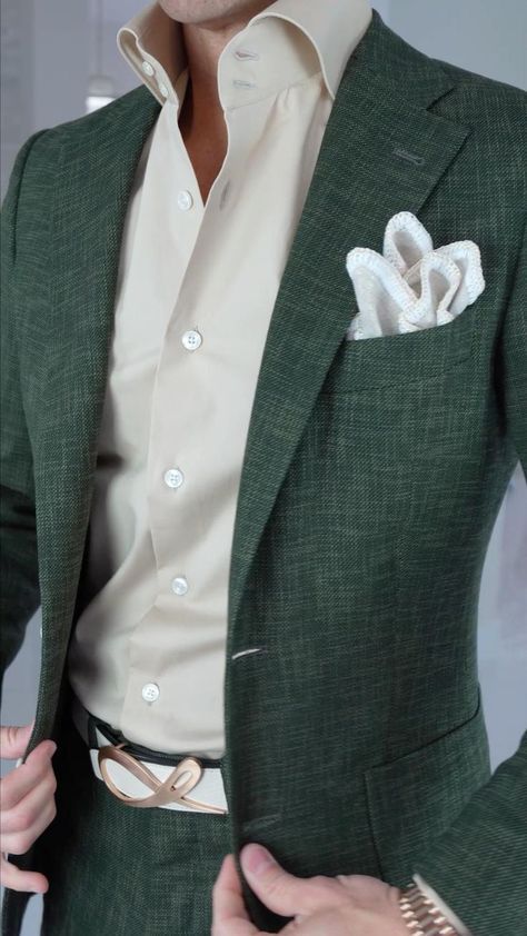 Casual Wedding Suit, Mens Suits Casual, Green Suit Men, Green Wedding Suit, Summer Suits Men, Stylish Mens Suits, Suits Casual, Gents Kurta, Outfits Stylish