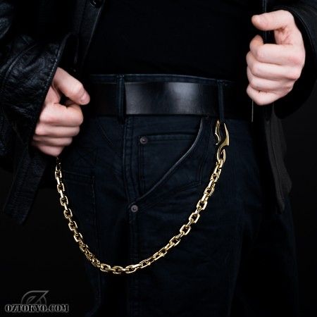 Shackles is a luxuriously heavy-duty and dynamic wallet chain that is not for the faint hearted. The 55cm chunky chain is fashioned from quality solid brass; beautifully crafted with maximum volume and impact.  Shackles instantly infuses audacious rock ‘n’ roll style to any outfit or occasion.  A cool and resolutely gothic piece, made to suit a commanding wearer with impeccable taste. Wallet Chains, Rock N Roll Style, Wallet Chain, Men's Accessories, Online Boutique, Solid Brass, Heavy Duty, Mens Accessories, Street Style