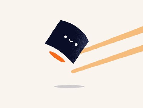 Sushi Animation, Food Animation, Watch Animation, Gif Background, Burnt Toast, Illustration Art Design, Character Animation, Motion Graphics Inspiration, Splash Page