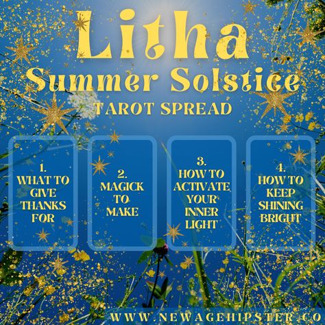 Summer Solstice Card Spread, Summer Solstice Tarot Reading, Summer Solstice Oracle Spread, Summer Solstice Tarot, Flower Moon Tarot Spread, Summer Solstice Tarot Spread, Litha Tarot Spread, Solstice Tarot Spread, Litha Celebration