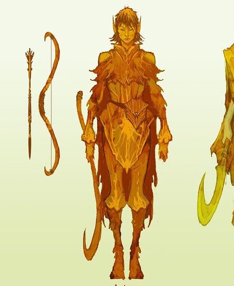 Eladrin Summer, Elemental People, Summer Eladrin, Feywild Dnd, Dnd Species, Autumn Elf, Summer Court, Parts Work, Fantasy Races