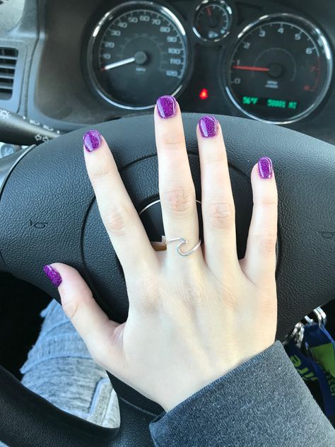 Purple sns I got done today 💜 Dip Nails, Colorful Nail Designs, Dipped Nails, Nails Ideas, Nail Design, Makeup Nails, Nail Ideas, Nail Inspo, Nail Colors