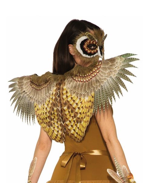 Animal Costumes Women, Animal Costumes For Adults, Cartoon Fancy Dress, Groove Cruise, Hawk Owl, Monkey Costumes, Up Halloween Costumes, Owl Wings, Owl Costume