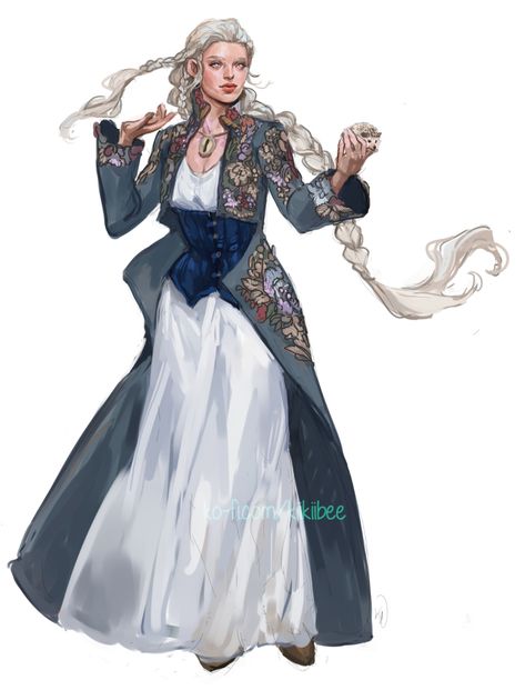 rakugaki - kiikiibee: commission of Ysvele, an aasimar... Adventuring Outfit, Aasimar Cleric, Diverse Characters, Color Script, Adventure Outfit, You're Amazing, Dnd Art, Painted Clothes, My Brain