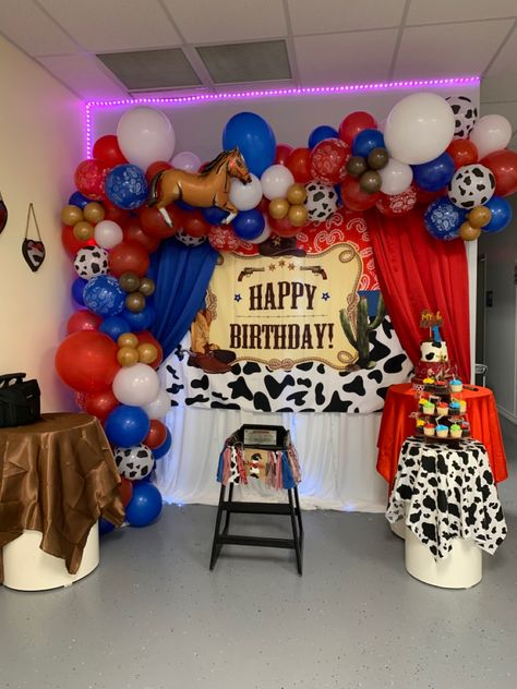 Cowboy Theme Birthday Party Decorations, Cowboy Balloon Arch, Vaquero Theme Party Backdrop, Cowboy Balloon Garland, Rodeo Balloon Arch, My First Rodeo Balloon Arch, Cowboy Theme Balloon Garland, Western Balloon Arch, Western Birthday Balloon Garland