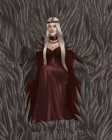 Rhaenys Targaryen, Avatar Kyoshi, The Iron Throne, Game Of Thrones Artwork, Fire And Blood, Targaryen Art, Asoiaf Art, Kushina Uzumaki, Iron Throne