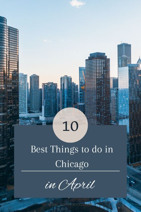 Looking for something fun to do in Chicago this April? Look no further! This list is perfect for you. Chicago Checklist, Chicago Birthday, Chicago Life, Chicago Itinerary, Chicago Travel Guide, Chicago Vacation, Chicago Things To Do, Illinois Travel, Chicago Trip