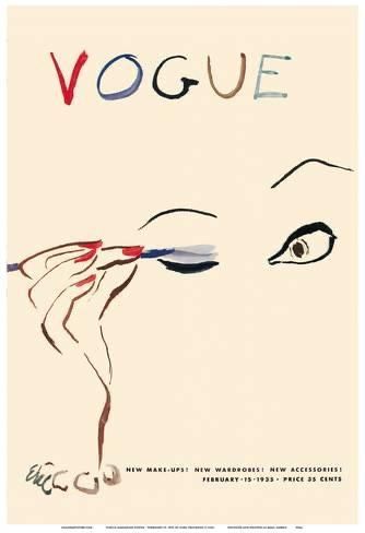 Vogue Illustration, Vogue Magazine Cover, Vogue Wallpaper, Vintage Vogue Covers, Vogue Vintage, Vogue Magazine Covers, Dorm Posters, Vogue Covers, Picture Collage Wall