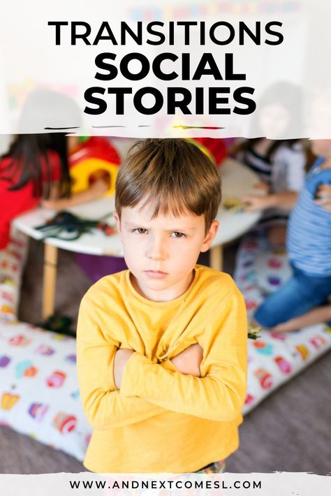 Does your child struggle with transitioning between activities? Try one of these free transition social stories! #socialstories #socialstory #socialskills #transitions Social Story Hitting, Social Story Anger, Personal Space Social Story, Free Social Stories, Social Stories Free, Friendship Drama, Visual Social Stories, Dealing With Change, Social Skills Lessons