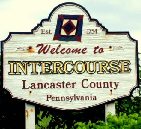 Yes, it really is the name of a town in Lancaster County PA very nice area to bring kids and family. Weird Town Names, Funny Town Names, Funny Place Names, Pennsylvania Dutch Country, Lancaster County Pennsylvania, Unusual Names, Lancaster County Pa, Town Names, Hidden Places