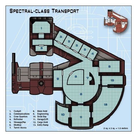 Spaceship Cutaway, Star Wars Cruiser, Ebon Hawk, Star Wars Ships Design, Deck Plan, Ship Map, Spaceship Interior, Star Wars Spaceships, Space Ship Concept Art