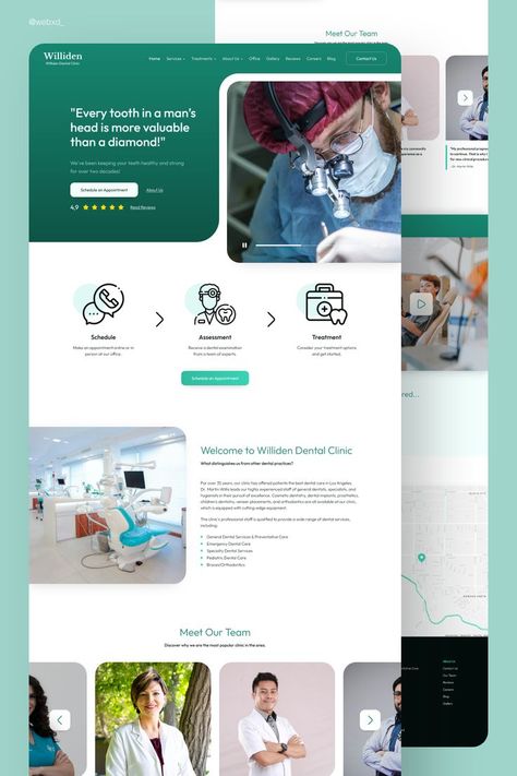 Dental Office/Dental Clinic/Dentistry website design Clinic Website Design, Form Design Web, Medical Website Design, Dental Website, Banner Design Inspiration, Email Design Inspiration, Shopify Website Design, Creative Web Design, Web Ui Design