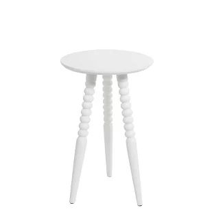 End & Side Tables : Target Round Wood Accent Table, Table With Turned Legs, White Accent Table, Round Accent Table, Wood Accent Table, Round Table Top, Floor Table, White Side Tables, Turned Leg