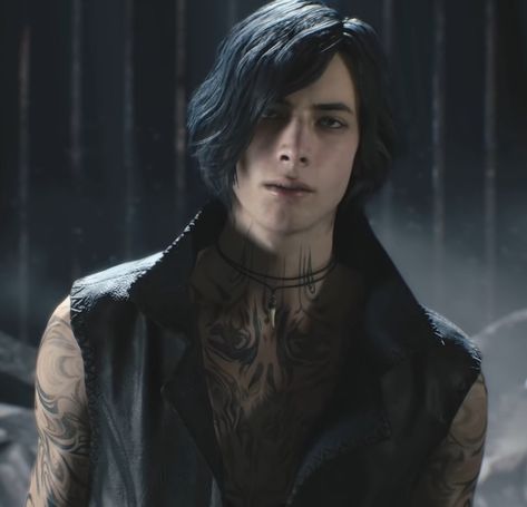 Dmc5 V, Devil May Cry, V icon, Dmc5 V icons V Pfp Aesthetic, Dmc 2, Dante Devil May Cry, Anime Toon, Dmc 5, Anime Head, Vampire Art, Fictional Crushes, Devil May Cry