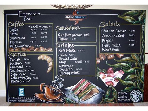 . Coffee Shop Chalkboard, Christmas Coffee Shop, Menu Chalkboard, Menu Art, Ice Cream Menu, Coffee Shop Menu, Burger Menu, Coffee Board, Southern Ontario