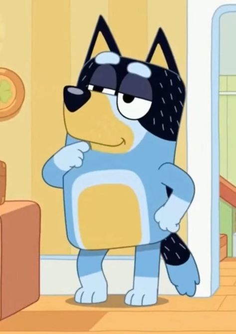 Blueys Dad Bandit, Dad From Bluey, Bluey Icons, Bandit Bluey, Bluey Bandit, Bandit Heeler, Bluey Stuff, Bluey Dad, Bingo Funny