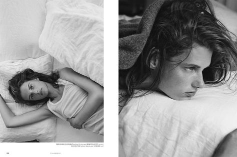 Bed Editorial, Sprout Photography, Unconditional Magazine, Giedre Dukauskaite, Busy Doing Nothing, Wavy Bob Haircuts, Photo Class, Studio Photography Poses, Campaign Fashion