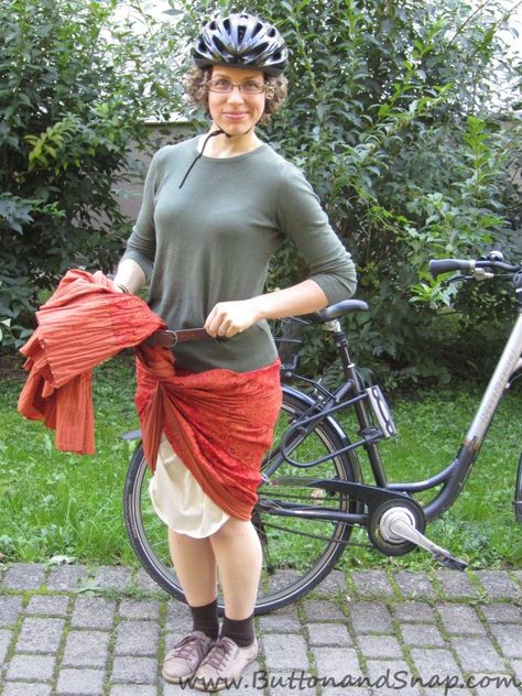 Biking in a Maxi skirt Bike Skirt, Everywhere I Go, Bike Riding, Bike Chain, My Ride, Bike Ride, Tangled, I Tried, Clothing And Shoes