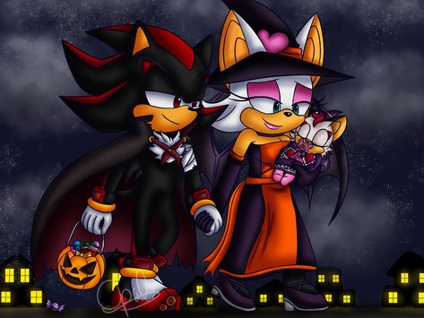 Shadow And Rouge, Team Dark, Sonic Adventure 2, Dark Halloween, Rouge The Bat, Animes To Watch, Dragon Puppet, Blue Hedgehog, Sonic Adventure