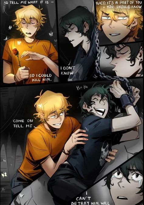 Solangelo Comic Part 1, Solangelo Matching Wallpaper, Percy Jackson And Nico Di Angelo Fan Art, Pjo Solangelo Fan Art, Grover X Percy, Percy Jackson Fan Art Nico Di Angelo, Will X Nico Fanart, Solangelo Fanart Spicy, Nico X Will Fanart