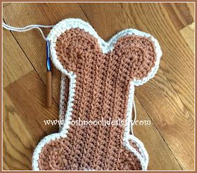 Posh Pooch Designs : Crochet Dog Bone Pillow | Posh Pooch Designs Crochet For Dog Lovers, Crochet Dog Mat, Crochet Dog Bones Free Pattern, Crochet Dog Bone Pattern Free, Crochet Dog Bone Stocking Pattern, Crochet Dog Bone, Crochet Bone, Crocheted Dog Bone Neck Pillow, Dog Clothes Crochet