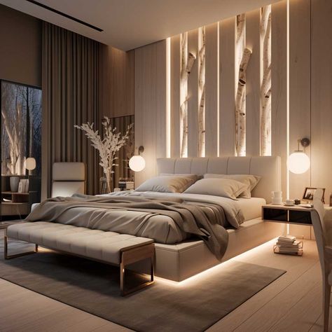 Design A Bedroom, Luxury Room Bedroom, Bedroom Interior Design Luxury, Modern Luxury Bedroom, Bed Design Modern, Luxury Bedroom Master, Luxury Rooms, Modern Bedroom Design, Master Bedrooms Decor