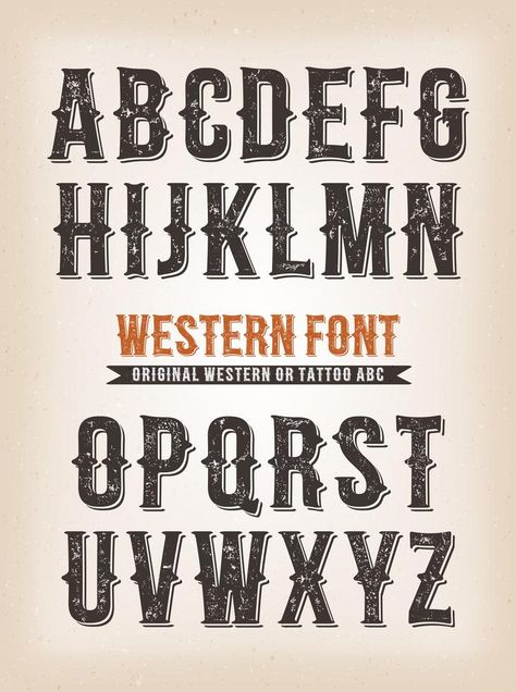 Vintage Western And Circus ABC Font Vintage Carnaval, Thema Letters, Country Fonts, Abc Font, Western Font, Light Font, Alfabet Letters, Font Combinations, Font Illustration