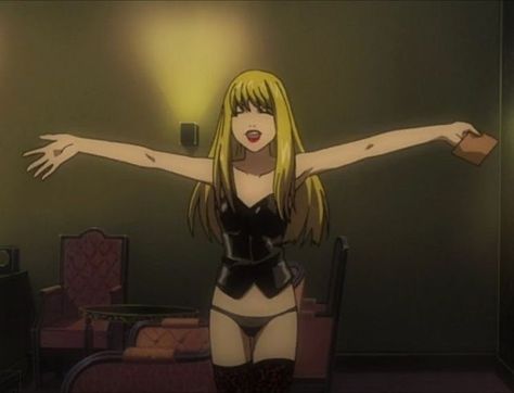 L And Misa, Misa Light, Misa Amane Manga, Misa And Light, Misa Pfp, Misa Amane Outfit, Misa Amane Pfp, Light And Misa, Misa Amane