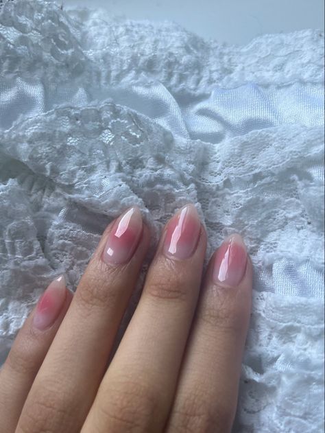 korean jelly nails summer manicure trending nails ombre nails aura nails shellac nails gel nails aesthetic nails spring nails gummy nails clear red nails blush nails Clear Aura Nails, Korean Aura Nails, Clear Red Nails, Aesthetic Nails Spring, Gummy Nails, Gel Nails Aesthetic, Korean Jelly Nails, Pink Jelly Nails, Nails Aura