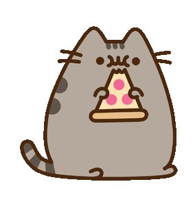 Pusheen Gif, Pusheen Stickers, Animated Stickers, Pusheen, 10 Days, Pizza, Gif, Lost, Pizzas