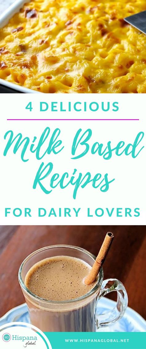 4 Delicious Milk Based Recipes For Dairy Lovers- These 4 mouthwatering #recipes will have your taste buds in a frenzy! Whether you are celebrating #NationalMilkDay or just trying to think of new #waystouse up your #milk, these tasty treats are sure to please! Surprise your family with a traditional Venezuelan #drink, try one of my grandmother’s age old, favorite #dessert recipes or just relax and enjoy some good ole’ comfort #food! These recipes cover it all! Recipes Using Rotisserie Chicken, Ground Pork Recipes, Recipe Cover, Food Stamps, Favorite Dessert Recipes, Favorite Dessert, Air Fryer Recipes Healthy, Delicious Snacks Recipes, Red Food