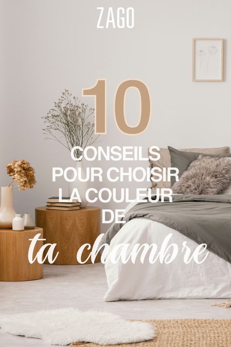 Bien choisir la (ou les) couleur(s) pour la décoration d’une chambre est primordial.  En effet, les couleurs ont le pouvoir d’influencer l’ambiance d’une pièce, mais aussi notre humeur😇  C’est pourquoi mieux vaut connaitre leur signification et leur impact avant de se lancer, si vous ne voulez pas vous lever du mauvais pied !  Pour en savoir plus consultez notre article sur zago-store.com Feng Shui, Influencer