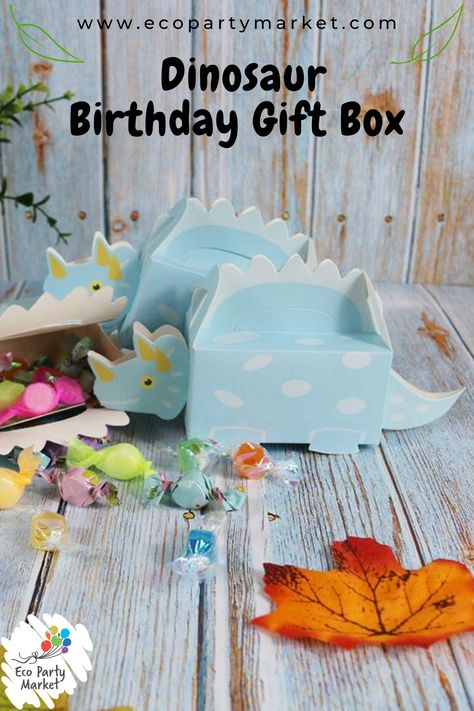 Dinosaur Party Favors Bags, Easter Treat Box, Party Boxes, Dinosaur Party Favors, 4 Birthday, Delicious Snacks, Dinosaur Gifts, Dinosaur Birthday Party, Dinosaur Party