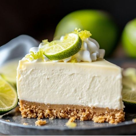 Avani Recipes | Key Lime No-Bake Cheesecake | Facebook Key Lime No Bake Cheesecake, Avani Recipes, Lime Recipes, Bake Cheesecake, No Bake Cheesecake, Oranges And Lemons, Limes, Key Lime, Lemon Lime