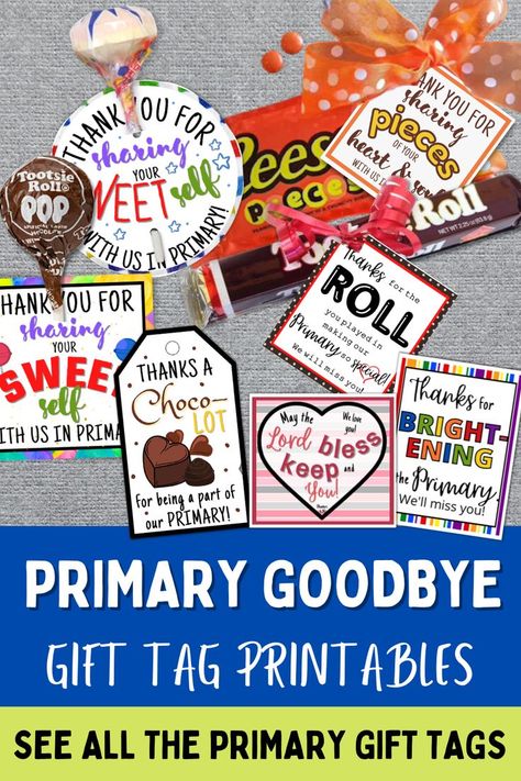 Lds Primary Gifts, Primary Teachers Gifts, Goodbye Cards, Primary Teacher, Primary Songs, Primary Singing Time, Goodbye Gifts, Primary Activities, Lds Primary