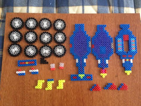 Perler Bead Car Pattern, Standing Perler Beads, Hama Beads Car, F1 Perler Beads, Perler Beads Car, Hama Beads 3d, Melty Bead Patterns, 3d Perler Bead, 3d Figures